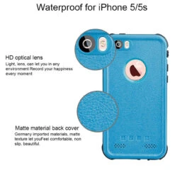 Apple IPhone 5 5S Waterproof Dirtproof Heavy Duty Case - Blue 7 Apple IPhone 5 5S Waterproof Dirtproof Heavy Duty Case - Blue -Cheap NewCase Store iphone 5 waterproof case blue 3 26261.1648008194