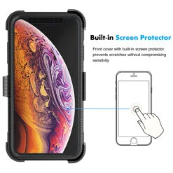 Apple IPhone 6 / 6S 4.7" Military Style Defender Case With Optional Holster -Cheap NewCase Store iphone 6 7 8 extreme military black 6 44136.1570017958