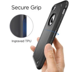 Black Apple IPhone 7 / 8 Slim Armor Bumper Grip Case Cover -Cheap NewCase Store iphone 6 7 8 slim armor bumper case black 3 70459.1614653405