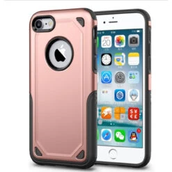 Rose Gold Slim Armor Bumper Grip Case For Apple IPhone 6 / 6S