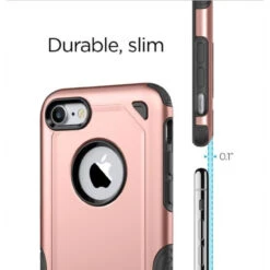 Rose Gold Slim Armor Bumper Grip Case For Apple IPhone 7 / 8 -Cheap NewCase Store iphone 6 7 8 slim armor bumper case rose gold 6 40020.1614653222