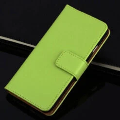 Green Apple IPhone 6 / 6S Genuine Leather Wallet Case