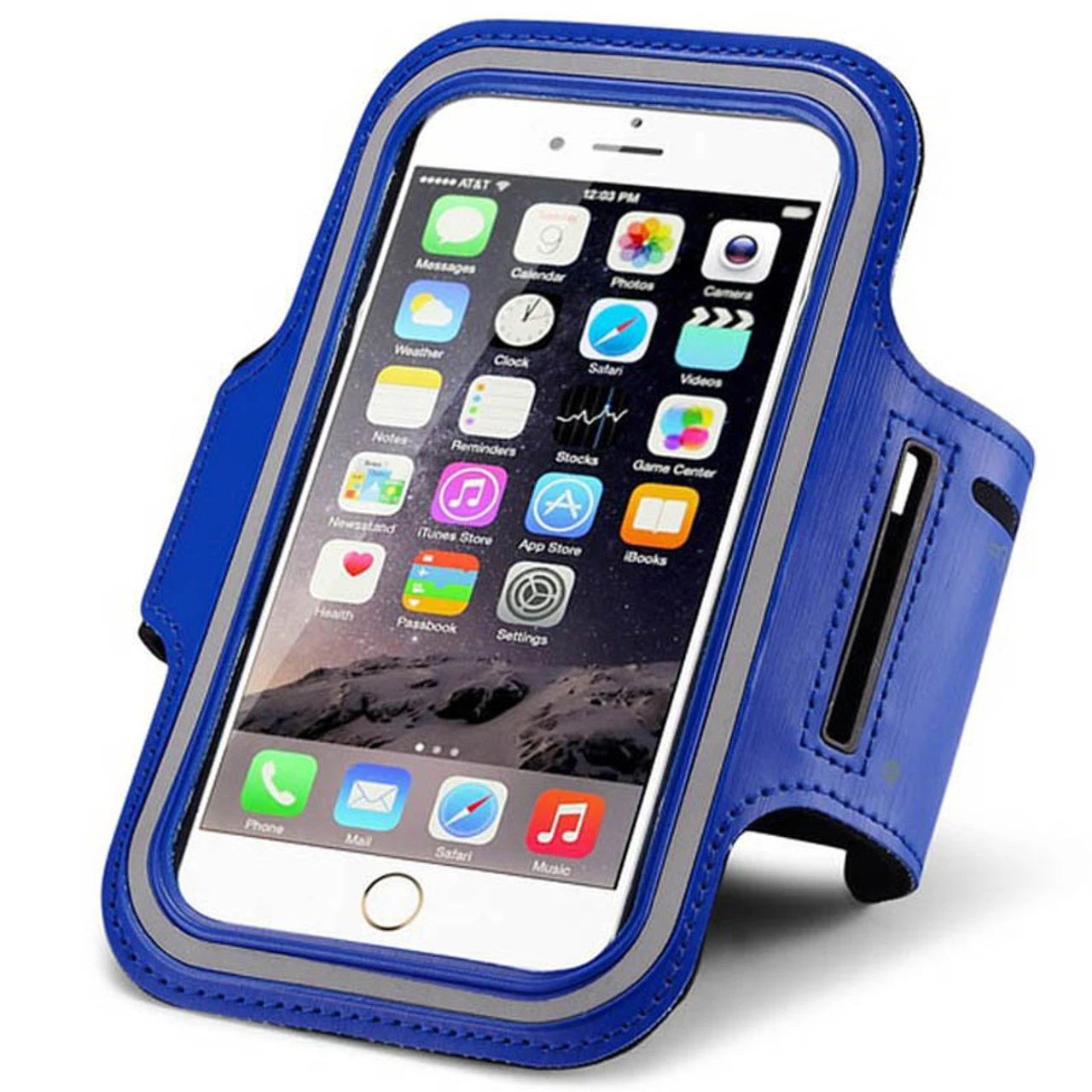 Blue IPhone 6 Durable Sweat-resistant Sports Armband Case Cover 1 Blue IPhone 6 Durable Sweat-resistant Sports Armband Case Cover