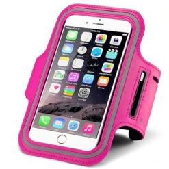 Hot Pink Sports Gym Running Armband For Apple IPhone 6 And 6S