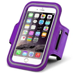 Purple Gym Sports Armband Exercise For IPhone 6 / 6S Cover