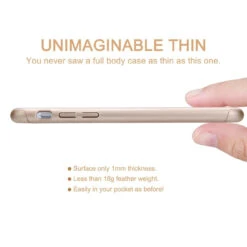 Gold IPhone 8 Dual Layer 360 Degree Protection Case + Tempered Glass -Cheap NewCase Store iphone 7 8 360 protect case gold 3 64217.1522377324