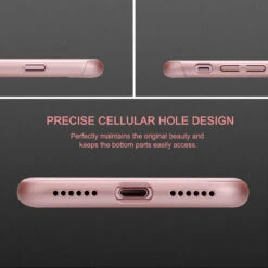Rose Gold Full Body 360 Degree Protection Case For IPhone 7 Plus / 8 Plus -Cheap NewCase Store iphone 7 8 360 protect case rose gold 4 60945.1614662094