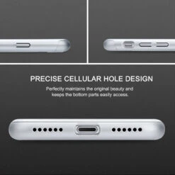 Silver IPhone 8 Full Coverage Protective Case + Glass Protector -Cheap NewCase Store iphone 7 8 360 protect case silver 4 17054.1522377317