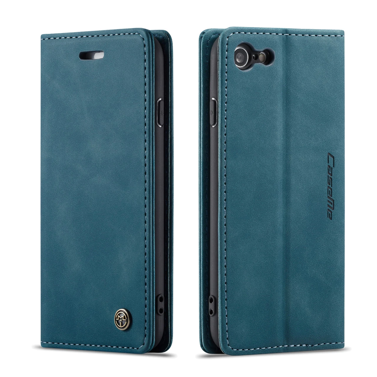 Blue IPhone 6 Plus / 7 Plus / 8 Plus CaseMe Compact Flip Wallet Case 1 Blue IPhone 6 Plus / 7 Plus / 8 Plus CaseMe Compact Flip Wallet Case