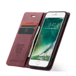 Classy Wine IPhone 6 Plus / 7 Plus / 8 Plus CaseMe Compact Wallet Case -Cheap NewCase Store iphone 7 8 caseme wallet wine 2 83063.1690891138
