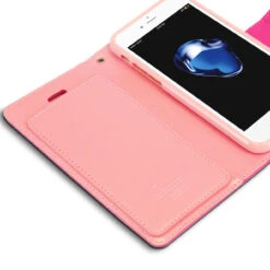 Hot Pink Mercury Rich Diary Wallet Case For IPhone 7 Plus / 8 Plus -Cheap NewCase Store iphone 7 8 mercury rich diary hot pink 5 50525.1667281738