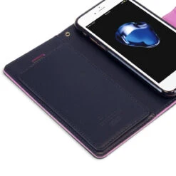 Stylish IPhone 7 / 8 Genuine Mercury Rich Diary Wallet Case - Purple -Cheap NewCase Store iphone 7 8 mercury rich diary purple 5 34356.1681887300