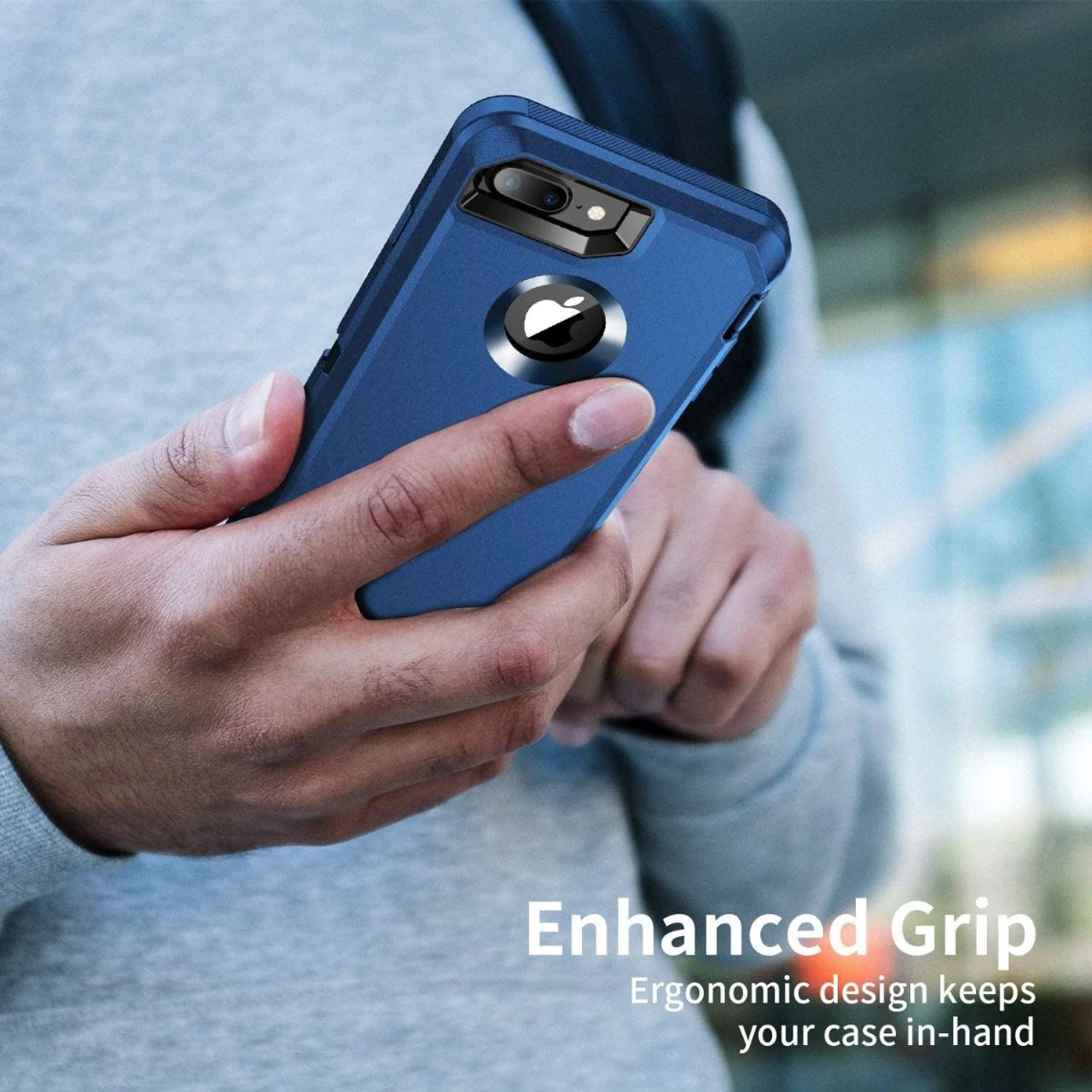 Blue IPhone 7 / 8 Full Body Heavy Duty Defender Case 6 Blue IPhone 7 / 8 Full Body Heavy Duty Defender Case - Image 6