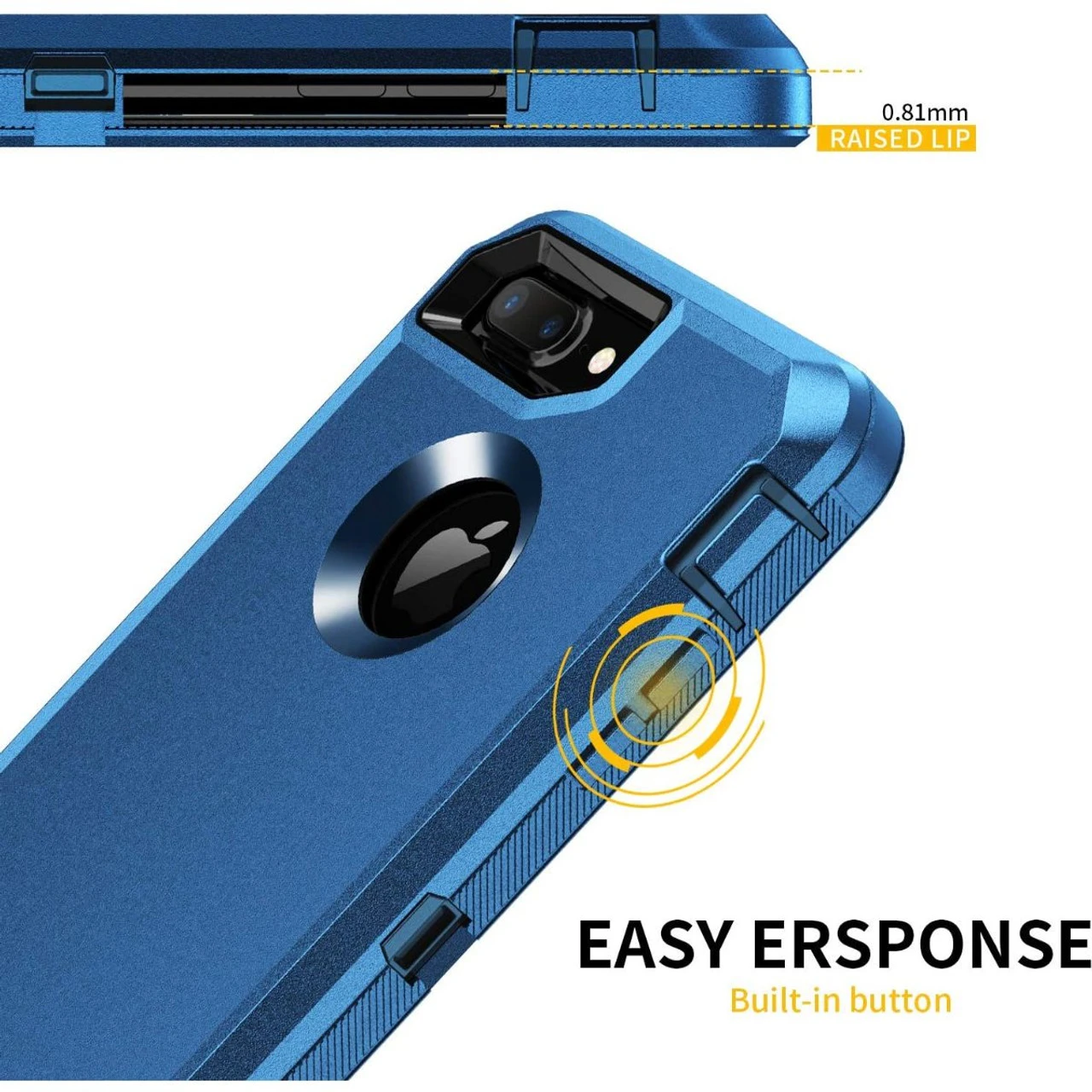 Blue IPhone 7 / 8 Full Body Heavy Duty Defender Case 7 Blue IPhone 7 / 8 Full Body Heavy Duty Defender Case - Image 7