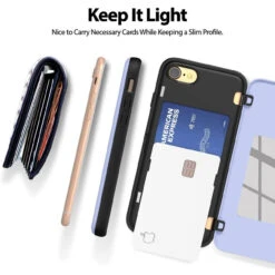 Lilac IPhone 7 / 8 / SE 2020 Goospery Slim Shock Proof Magnetic Door Case -Cheap NewCase Store iphone 7 8 se 2020 goospery magnetic door case lilac 6 19748.1675299922