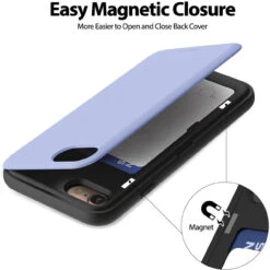 Lilac IPhone 7 / 8 / SE 2020 Goospery Slim Shock Proof Magnetic Door Case -Cheap NewCase Store iphone 7 8 se 2020 goospery magnetic door case lilac 7 78327.1675299922