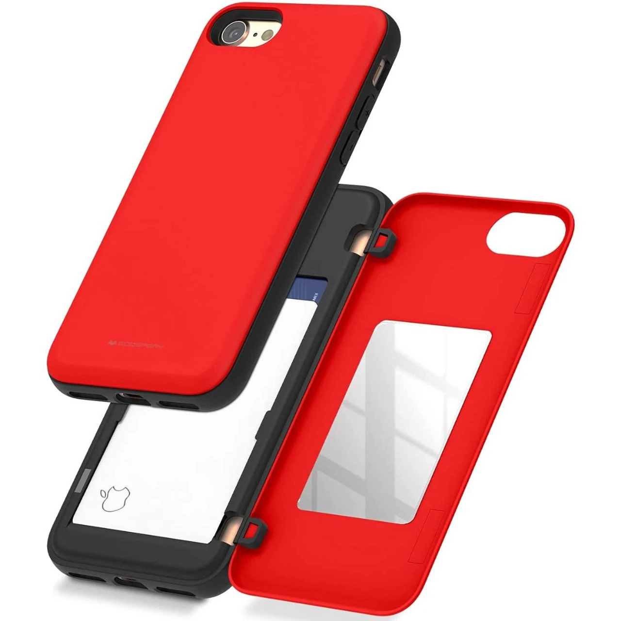 Red IPhone 7 / 8 / SE 2020 Mercury Slim Shock Proof Magnetic Door Case 1 Red IPhone 7 / 8 / SE 2020 Mercury Slim Shock Proof Magnetic Door Case