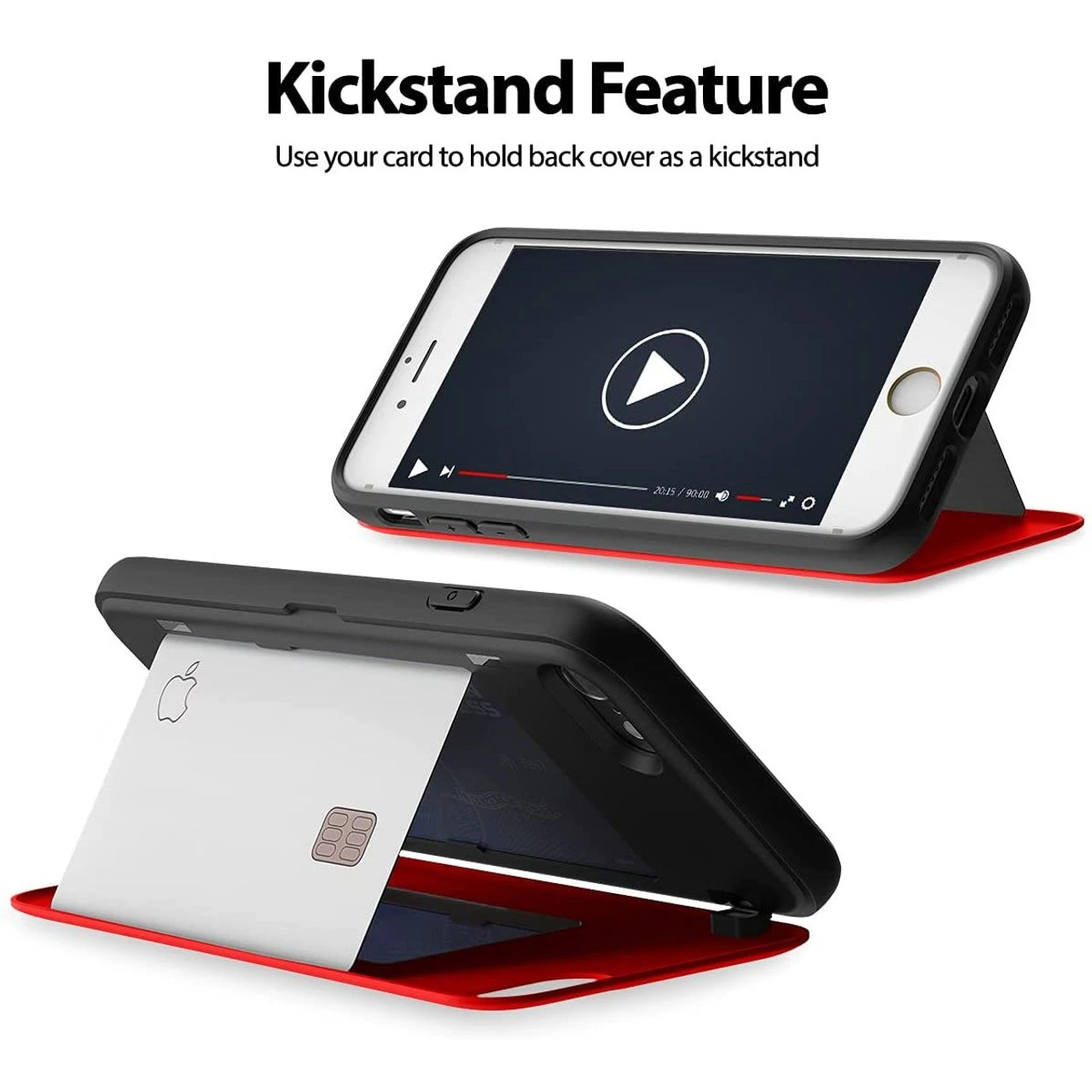 Red IPhone 7 / 8 / SE 2020 Mercury Slim Shock Proof Magnetic Door Case 2 Red IPhone 7 / 8 / SE 2020 Mercury Slim Shock Proof Magnetic Door Case - Image 2