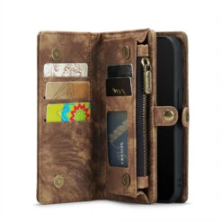 IPhone 7 Plus / 8 Plus CaseMe 11 Card Slot Wallet Magnetic Case - Brown