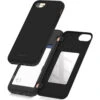 Black IPhone 7 Plus / 8 Plus Mercury Slim Magnetic Door Case With Card Slot