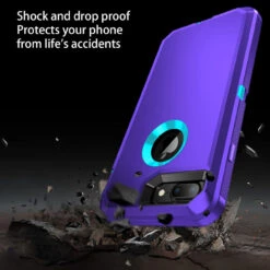 Purple Heavy Duty Defender Military Grade Case For IPhone 7 Plus / 8 Plus 10 Purple Heavy Duty Defender Military Grade Case For IPhone 7 Plus / 8 Plus -Cheap NewCase Store iphone 7 plus 8 plus military grade defender case purple 4 06877.1673678442