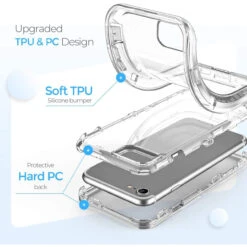 Clear Heavy Duty Defender Military Belt Clip Holster Case For IPhone 7 Plus / 8 Plus -Cheap NewCase Store iphone 7 plus 8 plus military grade defender holster case clear 6 32894.1676352064