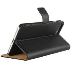 Black Genuine Leather Wallet Case For Apple IPhone 7 Plus -Cheap NewCase Store iphone 7 plus genuine wallet black 3 80044.1476001462