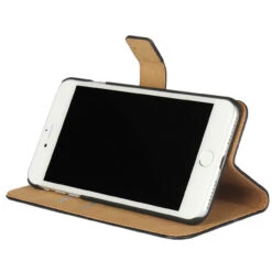 Black Genuine Leather Wallet Case For Apple IPhone 7 Plus -Cheap NewCase Store iphone 7 plus genuine wallet black 6 93893.1476001509