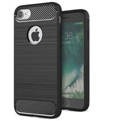 Black IPhone 6 / 6S Slim Armor Protective Carbon Fibre Case Cover