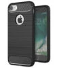 Black IPhone 5 / 5S / SE 1st Gen Slim Armor Carbon Fibre Case