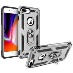 Silver Apple IPhone 8 Plus 360 Rotating Stand Heavy Duty Case 9 Silver Apple IPhone 8 Plus 360 Rotating Stand Heavy Duty Case -Cheap NewCase Store iphone 8 metal ring kickstand case silver 2 92668.1621809540