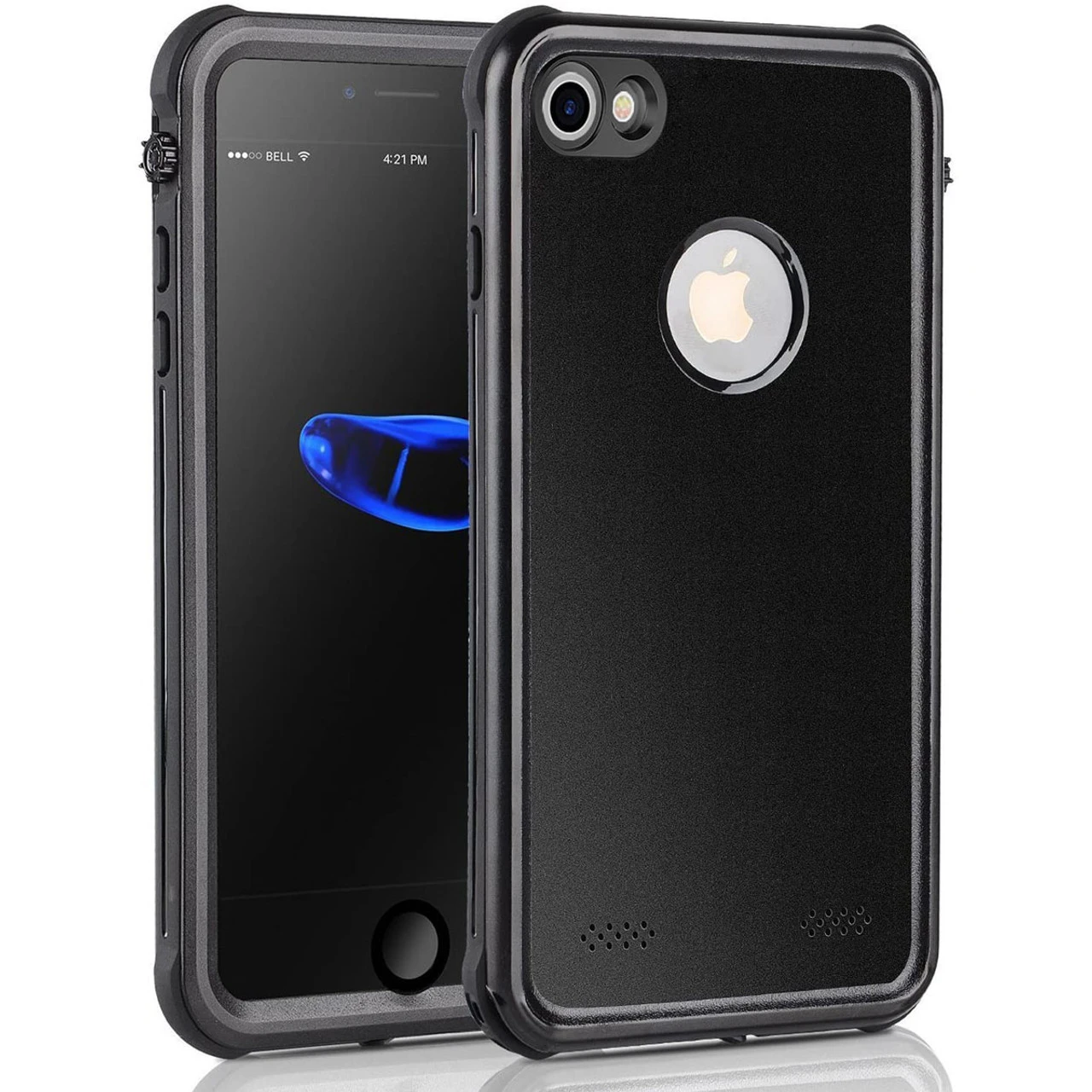 Apple IPhone 7 / 8 Waterproof Dirtproof Heavy Duty Case Cover - Black 1 Apple IPhone 7 / 8 Waterproof Dirtproof Heavy Duty Case Cover - Black