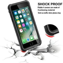 Apple IPhone 7 / 8 Waterproof Dirtproof Heavy Duty Case Cover - Black 8 Apple IPhone 7 / 8 Waterproof Dirtproof Heavy Duty Case Cover - Black -Cheap NewCase Store iphone 8 waterproof case black 4 74663.1678852497