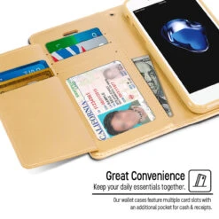 Stylish IPhone SE 2020 Genuine Mercury Rich Diary Wallet Case - Gold 9 Stylish IPhone SE 2020 Genuine Mercury Rich Diary Wallet Case - Gold -Cheap NewCase Store iphone se 2020 mercury rich diary gold 4 07094.1627961276