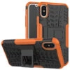 Orange Apple IPhone X / XS Heavy Duty Hybrid Kickstand Defender Smart Case
