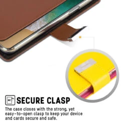 Quality IPhone X / XS Genuine Mercury Rich Diary Wallet Case - Brown -Cheap NewCase Store iphone x xs mercury rich diary brown 3 49846.1655447658