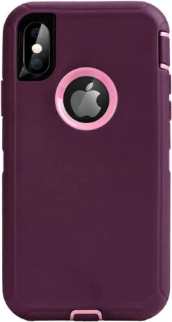 Purple IPhone X / XS Tradies Military Defender Heavy Duty Case 10 Purple IPhone X / XS Tradies Military Defender Heavy Duty Case -Cheap NewCase Store iphone x xs military grade defender case purple 5 55163.1677705785