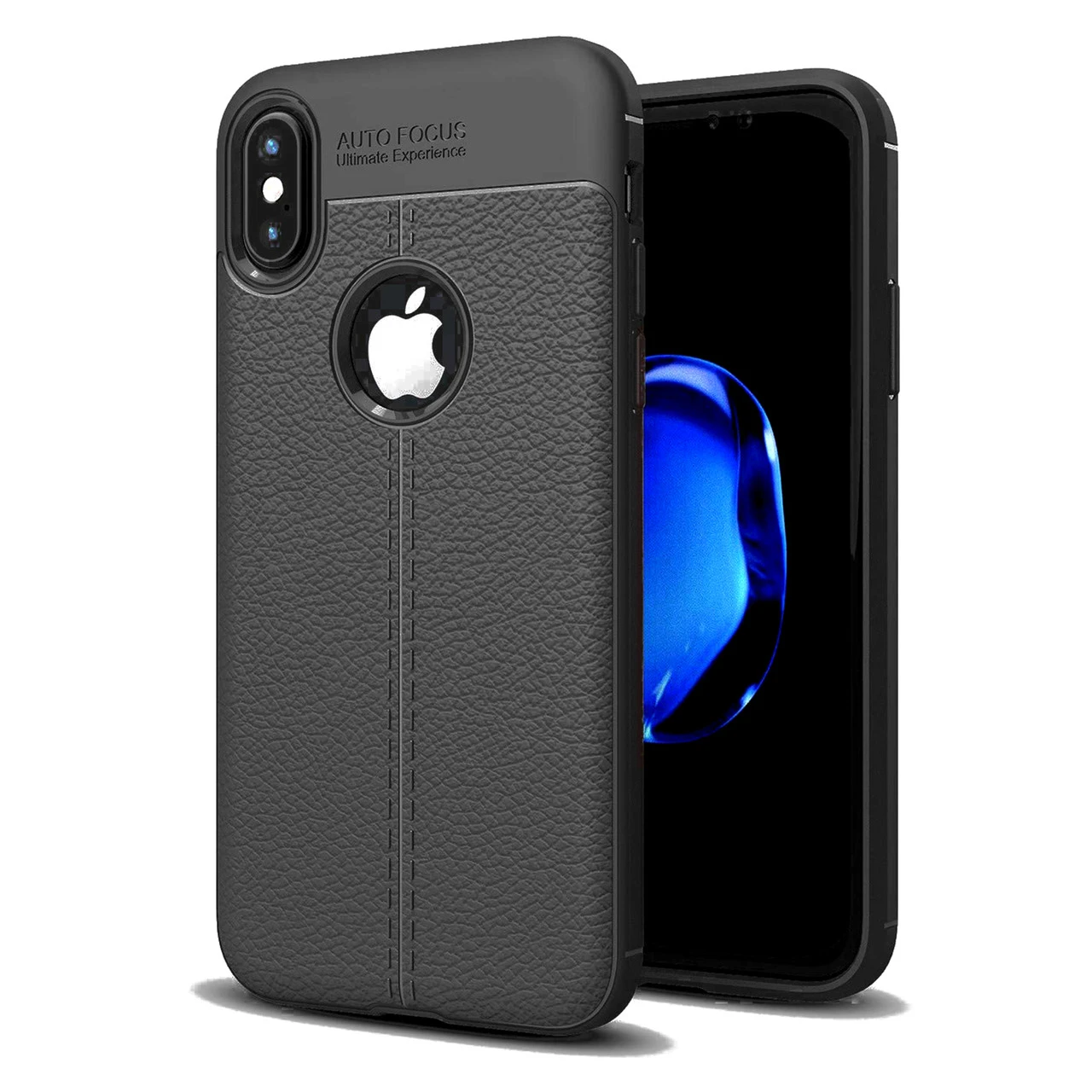 Black IPhone XR Ultra Slim Carbon Fibre Leather Texture Case Cover 1 Black IPhone XR Ultra Slim Carbon Fibre Leather Texture Case Cover