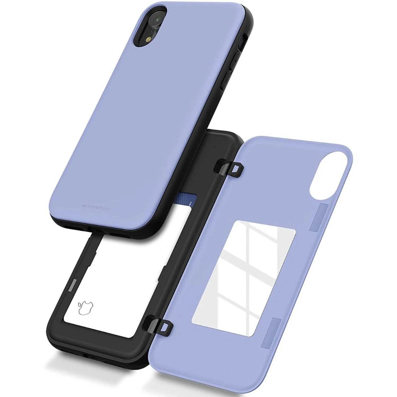 Lilac Mercury Magnetic Door 2 Card Shock Proof Case For IPhone XR 1 Lilac Mercury Magnetic Door 2 Card Shock Proof Case For IPhone XR