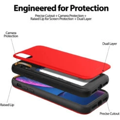 Red Mercury Slim Shock Proof Magnetic Door Case For IPhone XR 9 Red Mercury Slim Shock Proof Magnetic Door Case For IPhone XR -Cheap NewCase Store iphone xr goospery magnetic door case red 3 10350.1675299955