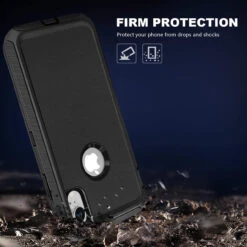 Heavy Duty Military Defense Drop Proof Holster Case For IPhone XS -Cheap NewCase Store iphone xr max rugged holster case black 3 94309.1688609256