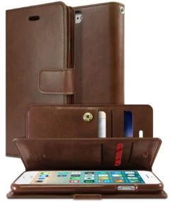 Brown IPhone XR Genuine Mercury Mansoor Diary Wallet Case Cover