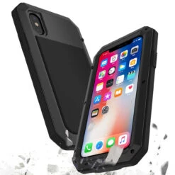 Apple IPhone XS Max Water Resistant Heavy Duty Full Body Metal Case