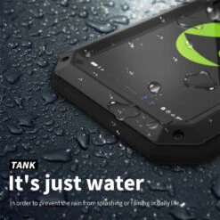 Apple IPhone XR Water Resistant Heavy Duty Full Body Metal Case -Cheap NewCase Store iphone xr metal heavy duty case black 8 36727.1592201778