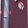 Purple IPhone XR Tough Military Grade Drop Proof Defender Case