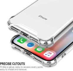 Apple IPhone XS Max Crystal Clear Protective Case Bumper Gel Case -Cheap NewCase Store iphone xs clear bumper tpu gel case 6 54764.1615185644