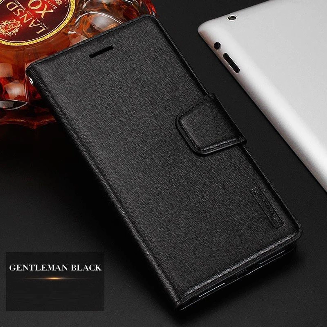 Black Luxury Hanman Quality Wallet Case Cover For Apple IPhone XR 1 Black Luxury Hanman Quality Wallet Case Cover For Apple IPhone XR