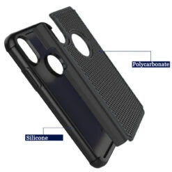 Black Heavy Duty Dual Layer Shock Proof Case For Apple IPhone X / XS -Cheap NewCase Store iphone xs heavy duty case black 4 43684.1615182771