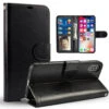 IPhone XS Max Black Photo Frame Wallet Card Slot Case Cover