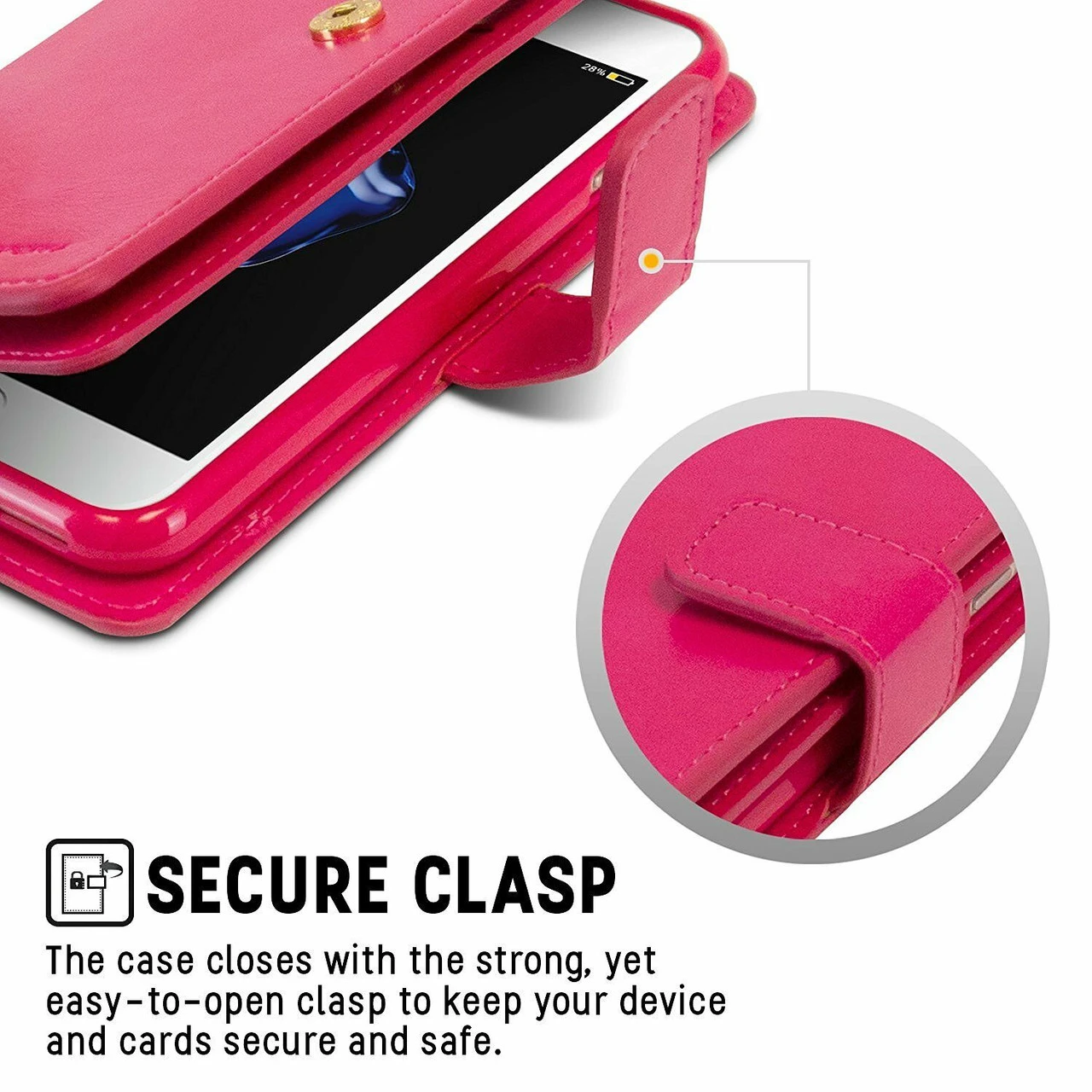 Hot Pink Genuine Mercury Mansoor Diary Wallet Case For IPhone XS MAX 6 Hot Pink Genuine Mercury Mansoor Diary Wallet Case For IPhone XS MAX - Image 6